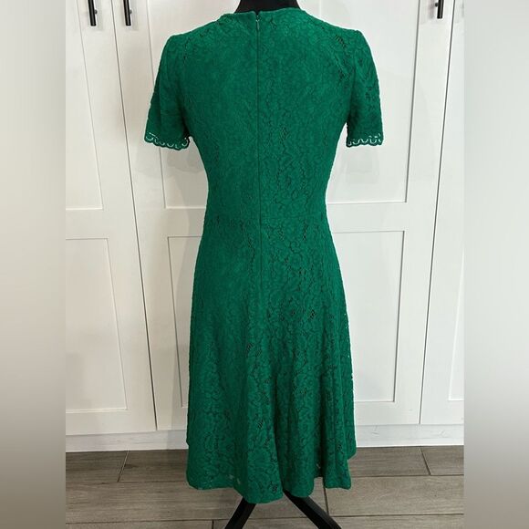 Ralph Lauren Charley Lace Green Midi Dress - SZ 2 - EUC - Picture 5 of 7